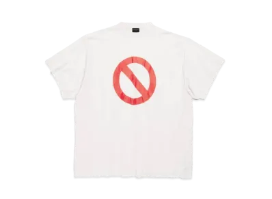 BALENCIAGA Men's Balenciaga Music | BFRND Series Inside-Out T-Shirt Oversized "Off White"