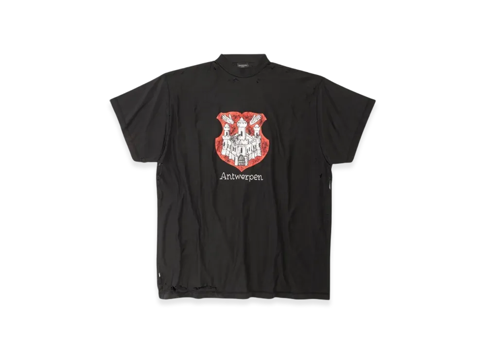 BALENCIAGA Antwerpen Inside Out Oversized T-Shirt "Black"