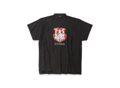 BALENCIAGA Antwerpen Inside Out Oversized T-Shirt "Black"