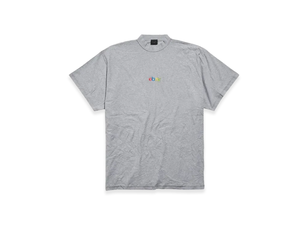BALENCIAGA x eBay Inside Out T-Shirt Oversized in "Grey"