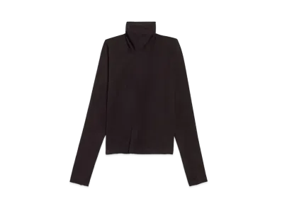 BALENCIAGA BB Classic BALENCIAGA Fitted Turtleneck Peeling Stretch Jersey "Black"