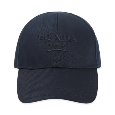 PRADA Logo Embroidery Cap "Blue"