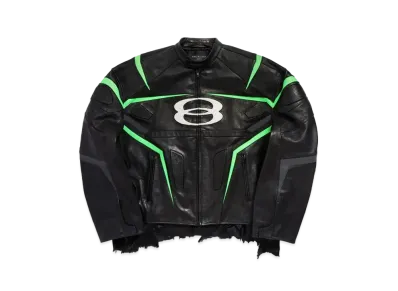 BALENCIAGA Unity Sports Icon Racer Jacket "Black"