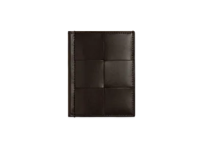 Bottega Veneta Cassette Flap Card Case "Fondente/Nocciola"