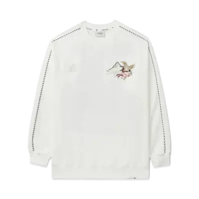 A BATHING APE Bape Black Embroidery Sweatshirt "Ivory"