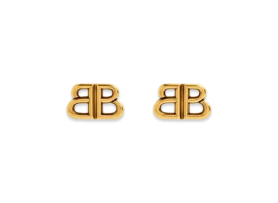 BALENCIAGA Monaco Stud S Earrings "Gold"