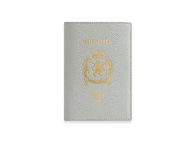 BALENCIAGA Passport Holder "Grey"