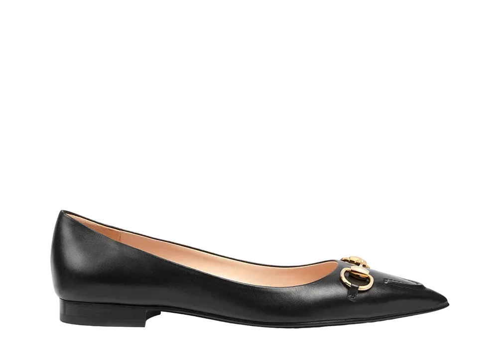 GUCCI WMNS Gucci Lovelight Ballet Flat with Horsebit "Black"
