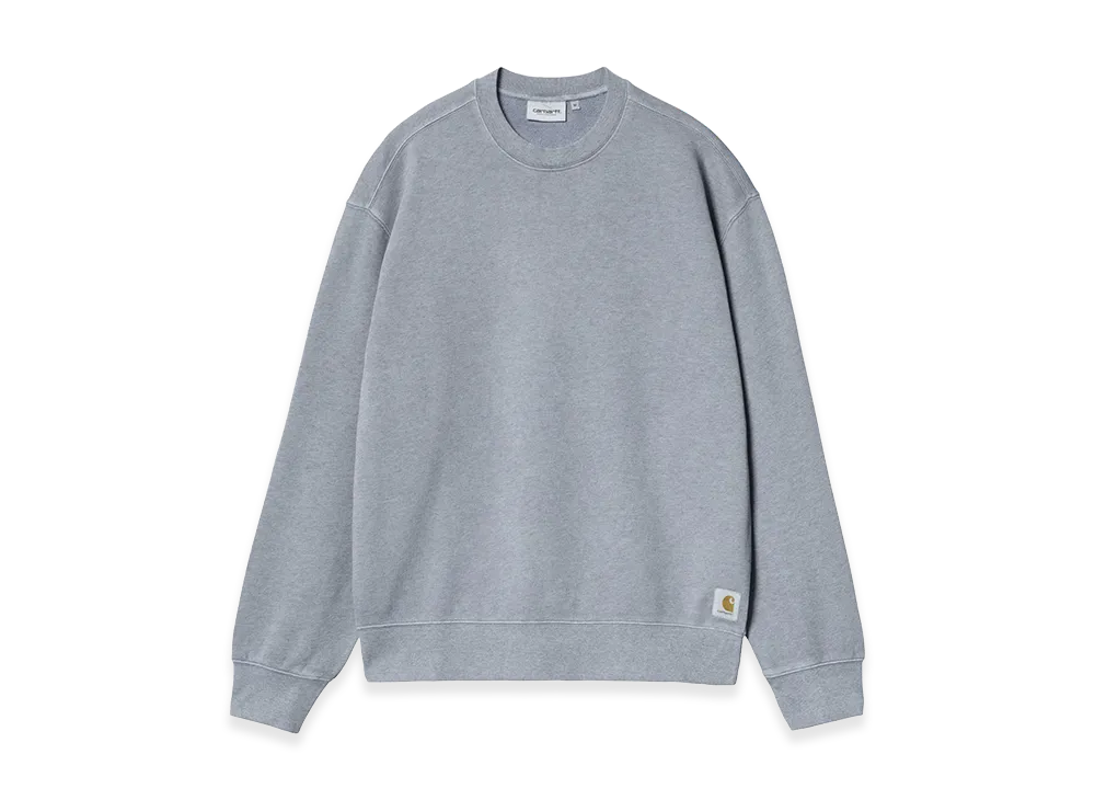 Carhartt WIP Caspian Sweat "Shady Blue Heather(Garment Dyed)"
