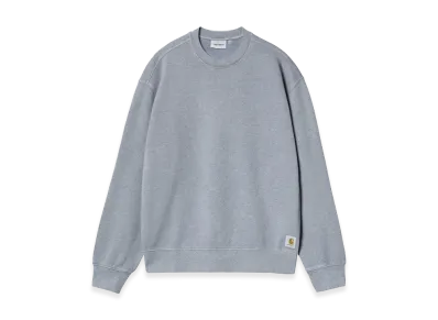 Carhartt WIP Caspian Sweat "Shady Blue Heather(Garment Dyed)"