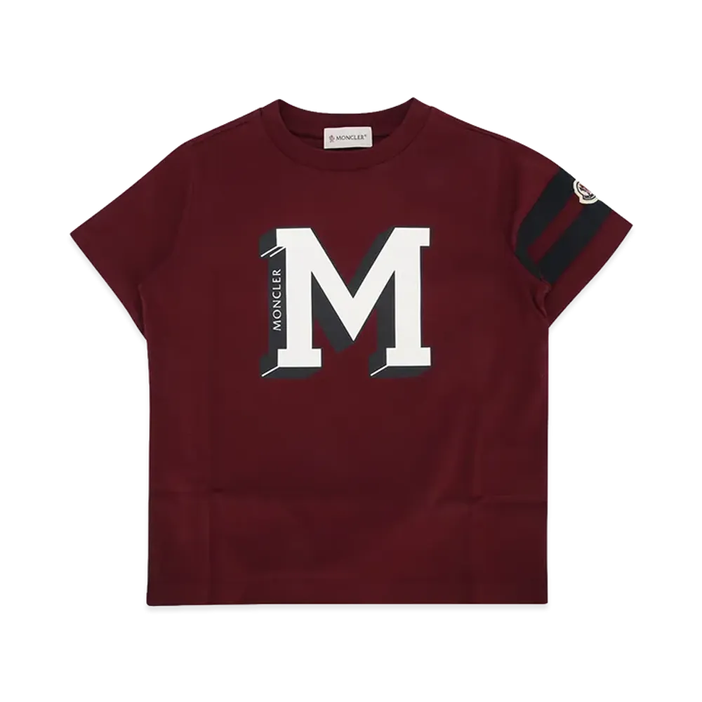 MONCLER Kids T-Shirt "Bordeaux"