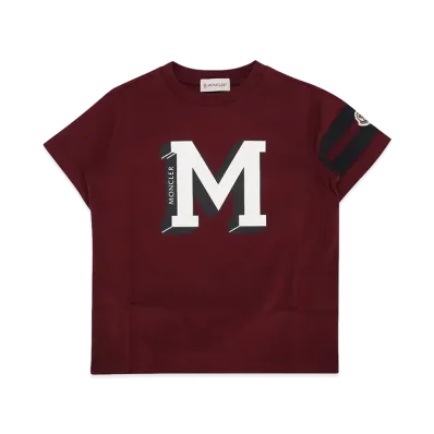 MONCLER Kids T-Shirt "Bordeaux"