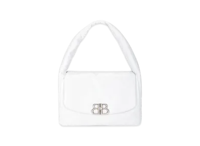 BALENCIAGA Monaco medium Sling Bag "White"