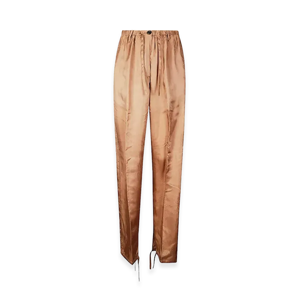 DRIES VAN NOTEN Women's Viscose Pants "Taupe"