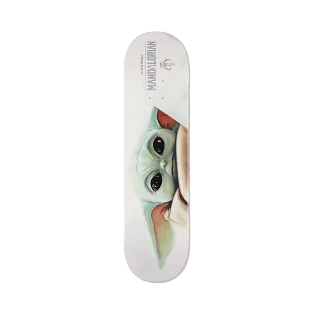 WIND AND SEA The Mandalorian WDS Skate Deck / Grogu "White"