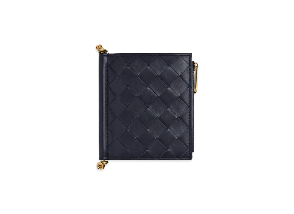 Bottega Veneta Solstice Small Bi-Fold Wallet "Nocturnal"