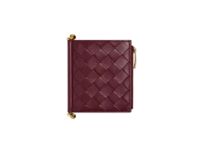 Bottega Veneta Solstice Small Bi-Fold Wallet "Barolo"