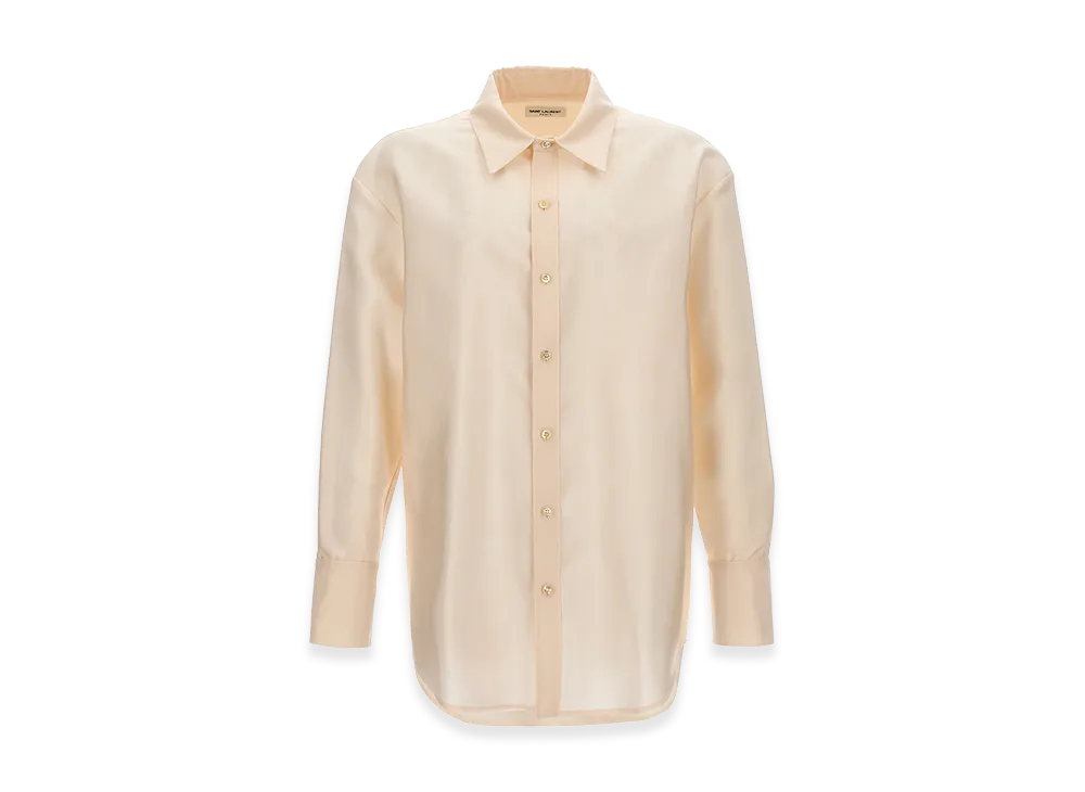 Saint Laurent Faille Shirt "Beige"