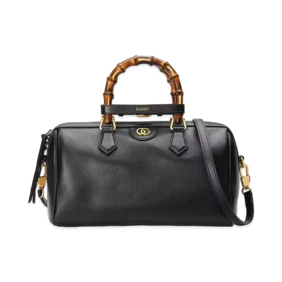 GUCCI Gucci Diana Bag "Black Leather"