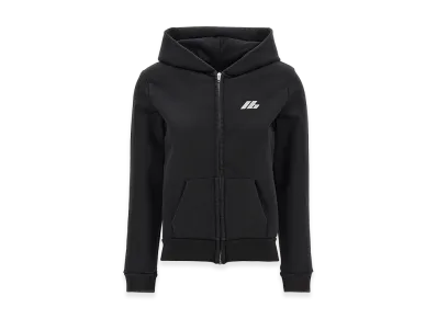 BALENCIAGA Women's Logo Print Hoodie "Black"