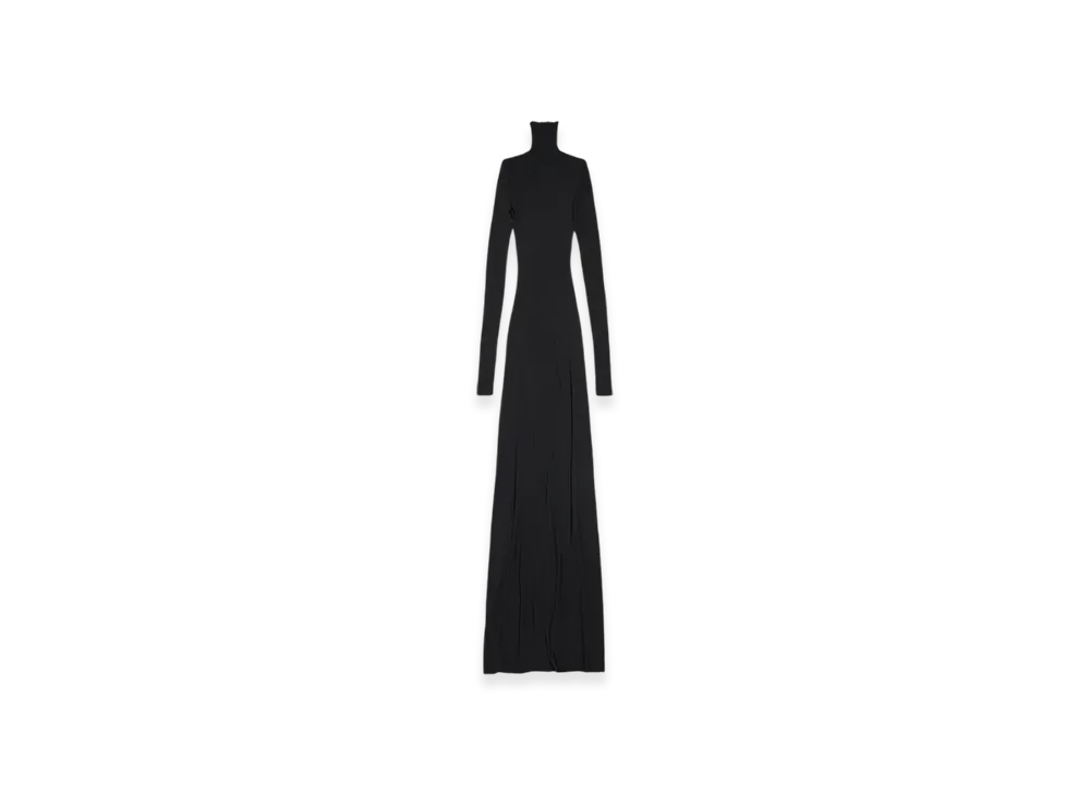 BALENCIAGA Women's Seamless Flat Dress "Black"