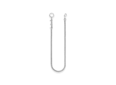 BALENCIAGA Typo Metal Pants Chain "Silver"