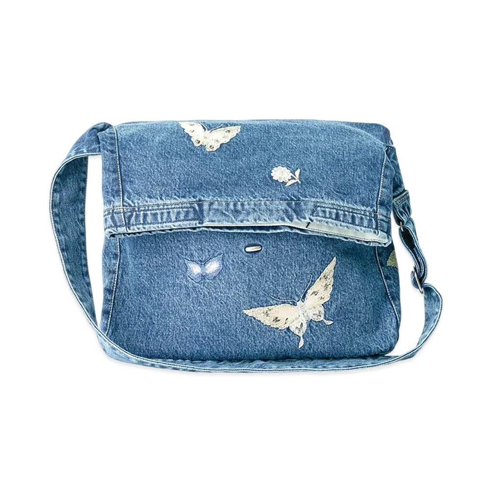 OUR LEGACY Women's Sling Bag "Indigo Butterfly"