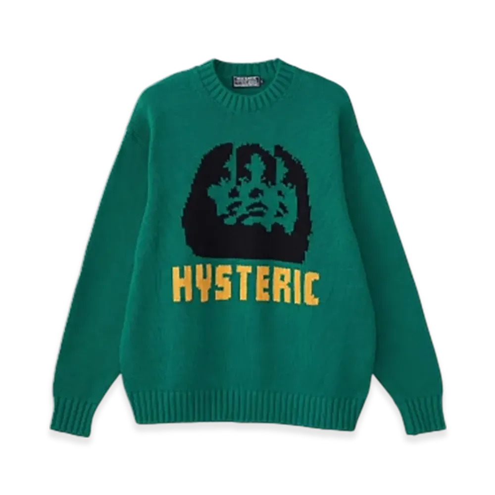 HYSTERIC GLAMOUR Multi Woman Knitted Sweater "Green"