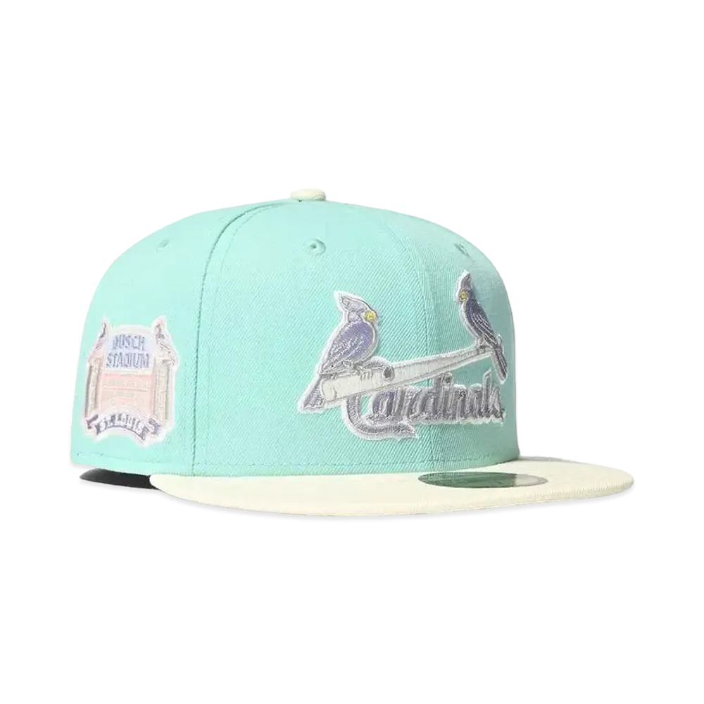 NEW ERA ST. LOUIS CARDINALS BUSCH STADIUM "BLUE TINTxCHROME"