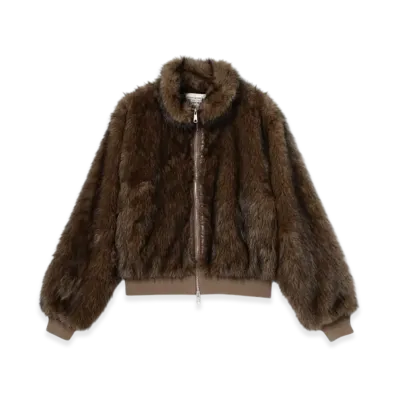 BEAMS FUTURE ARCHIVE Fur Blouson "Brown"