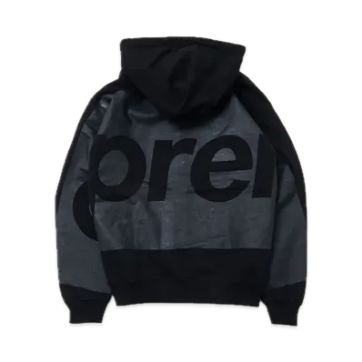 Supreme Big Logo Hooded Sweatshirt "Black"
