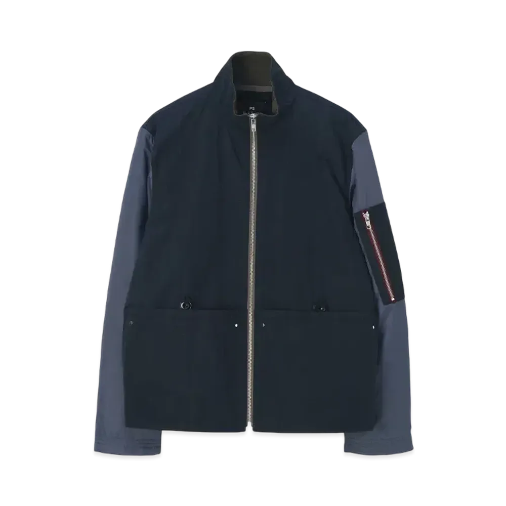 Paul Smith Mix-Up Stand Collar Blouson "Navy"