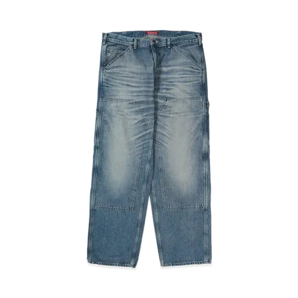 Supreme Worn Double Knee Painter Pant (25SS) "Denim"