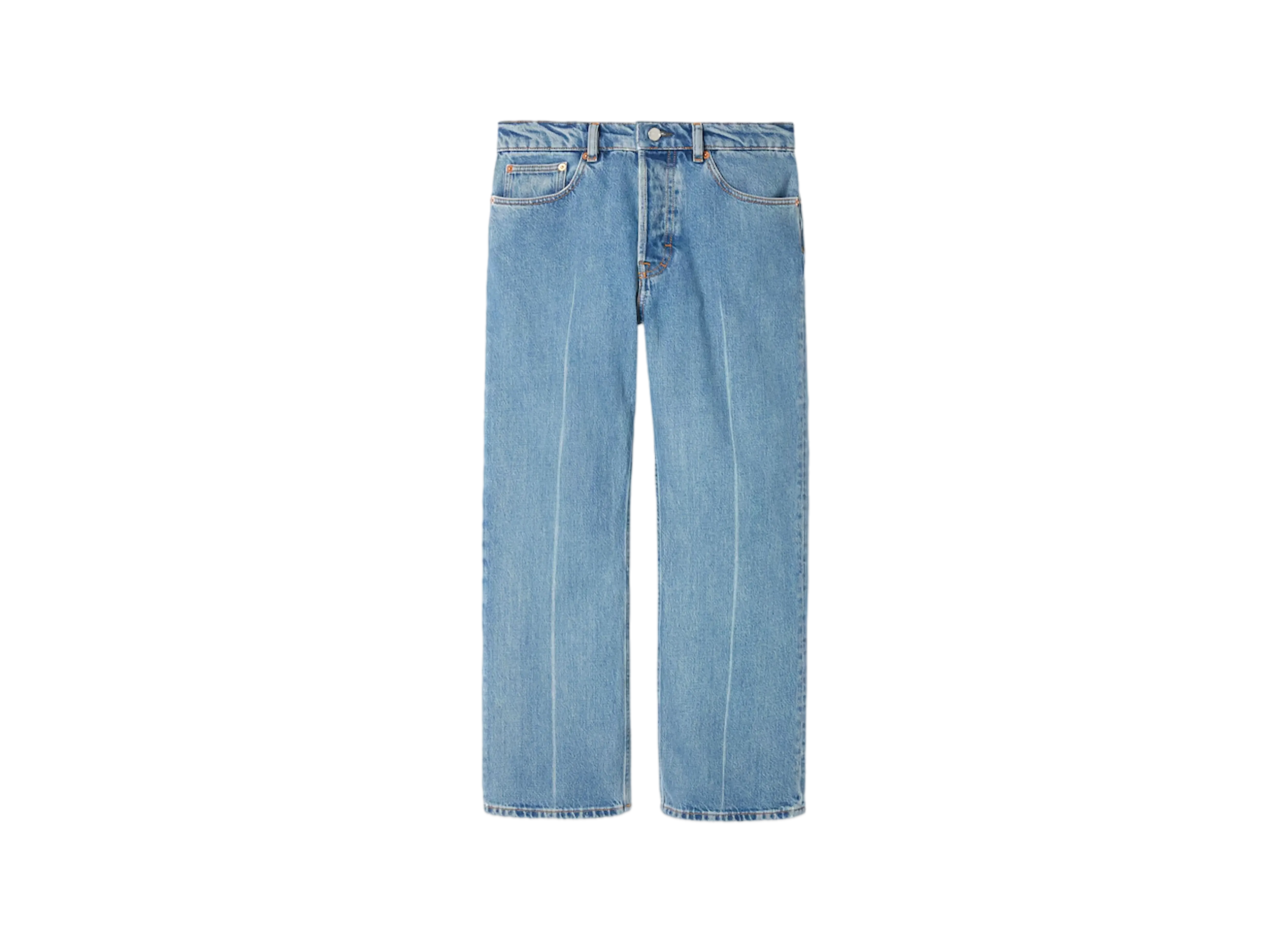 GUCCI Women's Denim Cropped Pant "Blue"