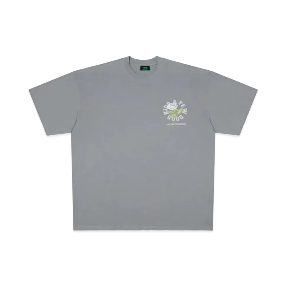 A FEW GOOD KIDS Flower Tee "Grey"
