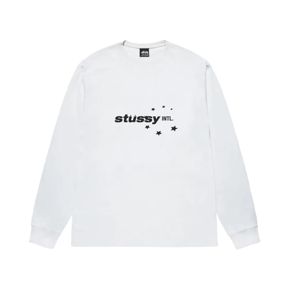 Stussy Star Sport LS Tee "White"