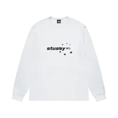 Stussy Star Sport LS Tee "White"