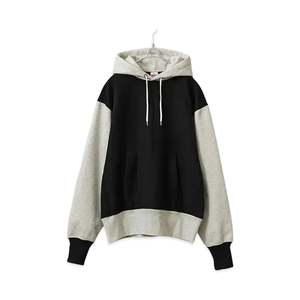 Healthknit Rockerweight Sweat Hoodie Pullover "Heather Gray/Ink Black"