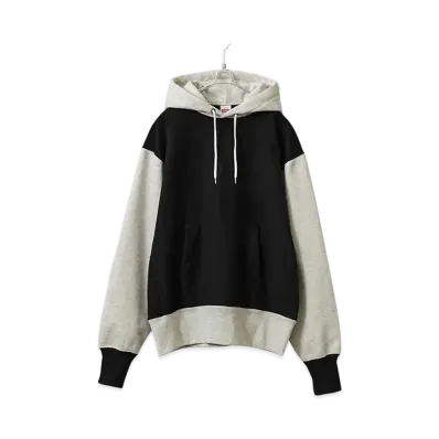Healthknit Rockerweight Sweat Hoodie Pullover "Heather Gray/Ink Black"