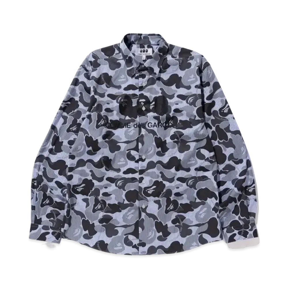 A BATHING APE / Comme des Garcons OSAKA SHIRT #1 "Camo"