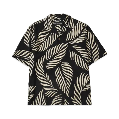 WACKO MARIA x Minedenim Hawaiian Shirt "Black/Beige"