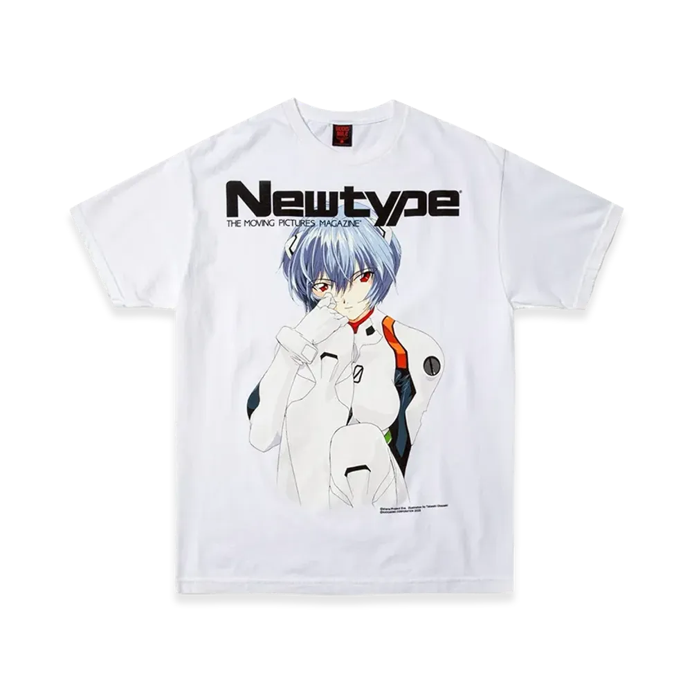Geeks Rule x Newtype x Neon Genesis Evangelion 15 Silkscreen Printing T Shirt "White"