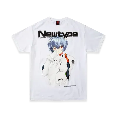 Geeks Rule x Newtype x Neon Genesis Evangelion 15 Silkscreen Printing T Shirt "White"