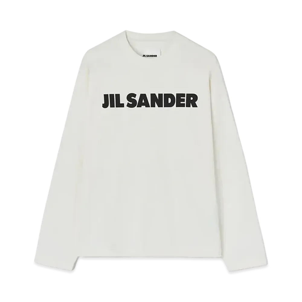 Jil Sander Men's Logo T-Shirt "Porcelain"
