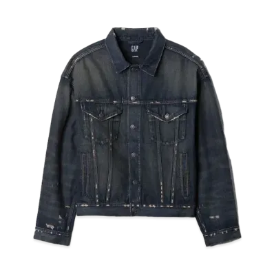 GAP x Madhappy Damage Denim Tracker Jacket "Sandwash"