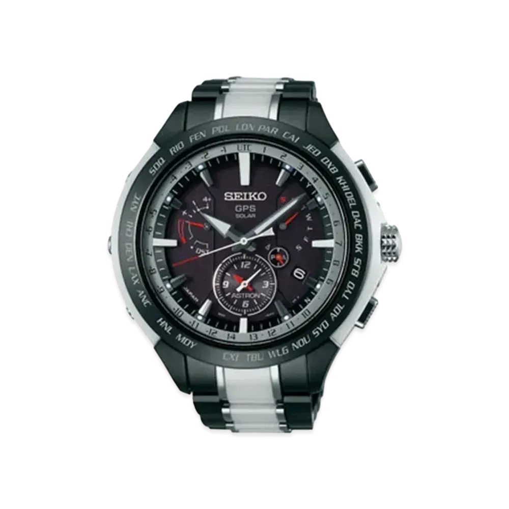SEIKO Astron Japan Limited Dual Time "Black" SBXB071
