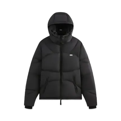 Kith Matte Stretch Taffeta Corey Puffer "Black"