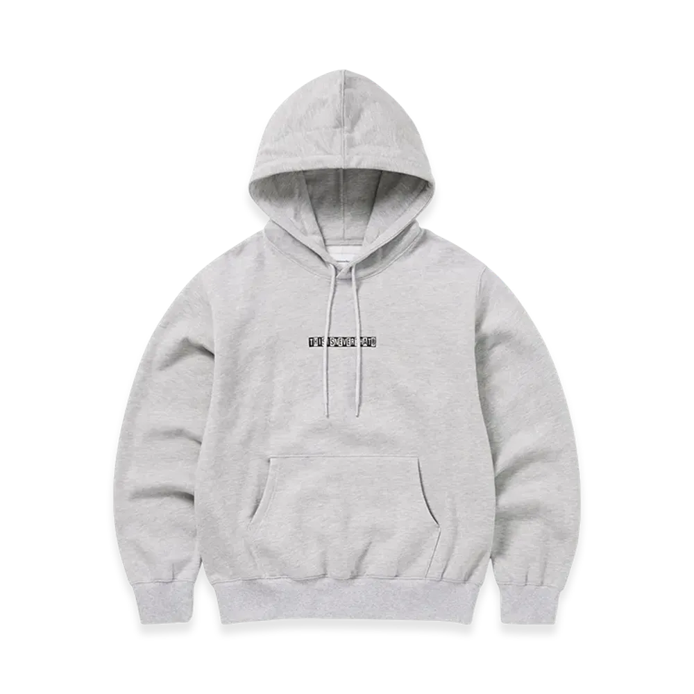 thisisneverthat Checkerboard Logo Hoodie "Heather Grey"