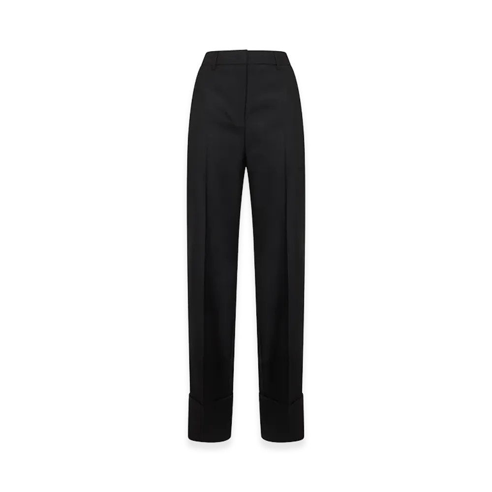 Valentino Women's Wool Tailored Pants "Black"