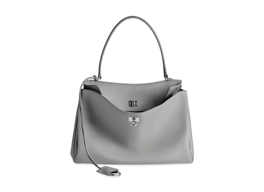 BALENCIAGA Rodeo Handbag Medium "Cloud Gray"